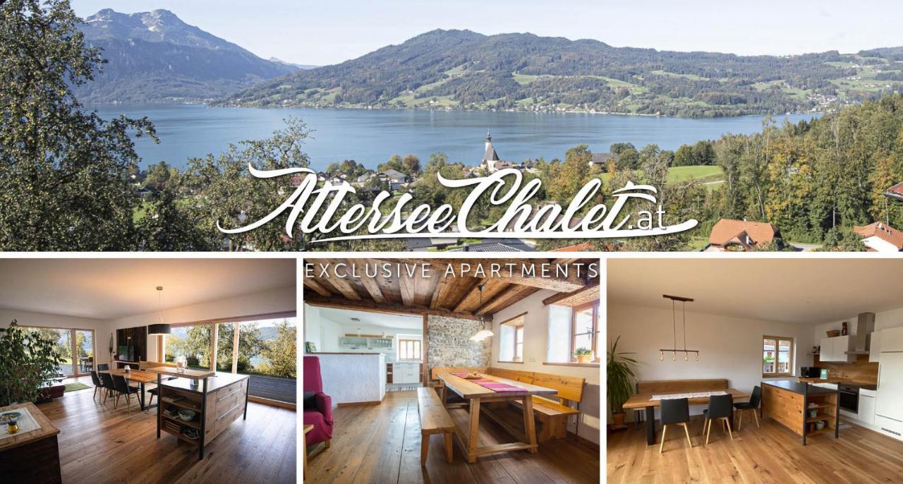 Attersee-Chalet Angermann Familie Spalt Steinbach am Attersee Eksteriør bilde