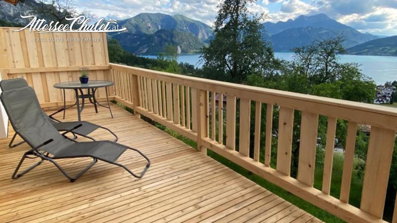 Attersee-Chalet Angermann Familie Spalt Steinbach am Attersee Eksteriør bilde