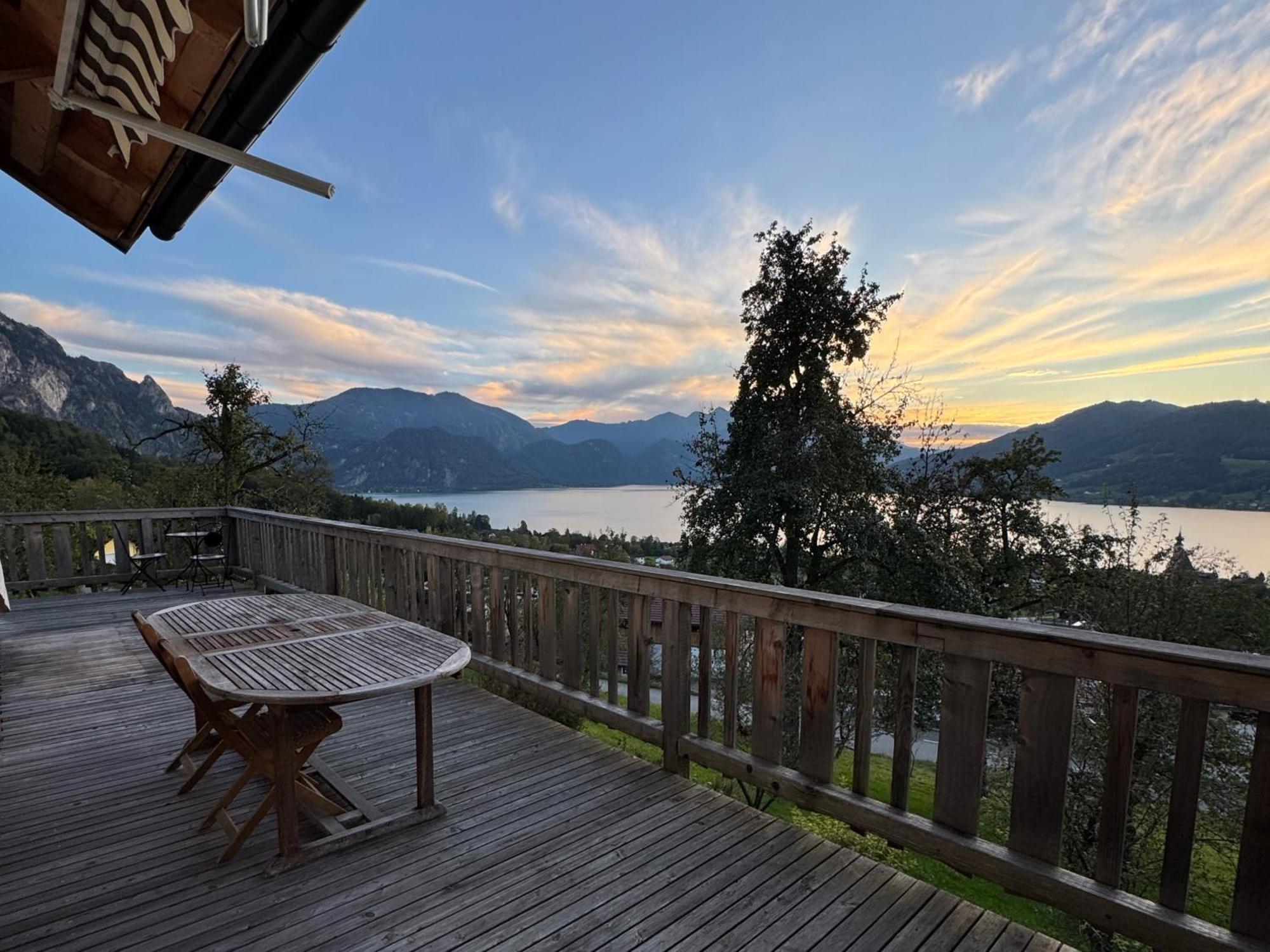 Attersee-Chalet Angermann Familie Spalt Steinbach am Attersee Eksteriør bilde