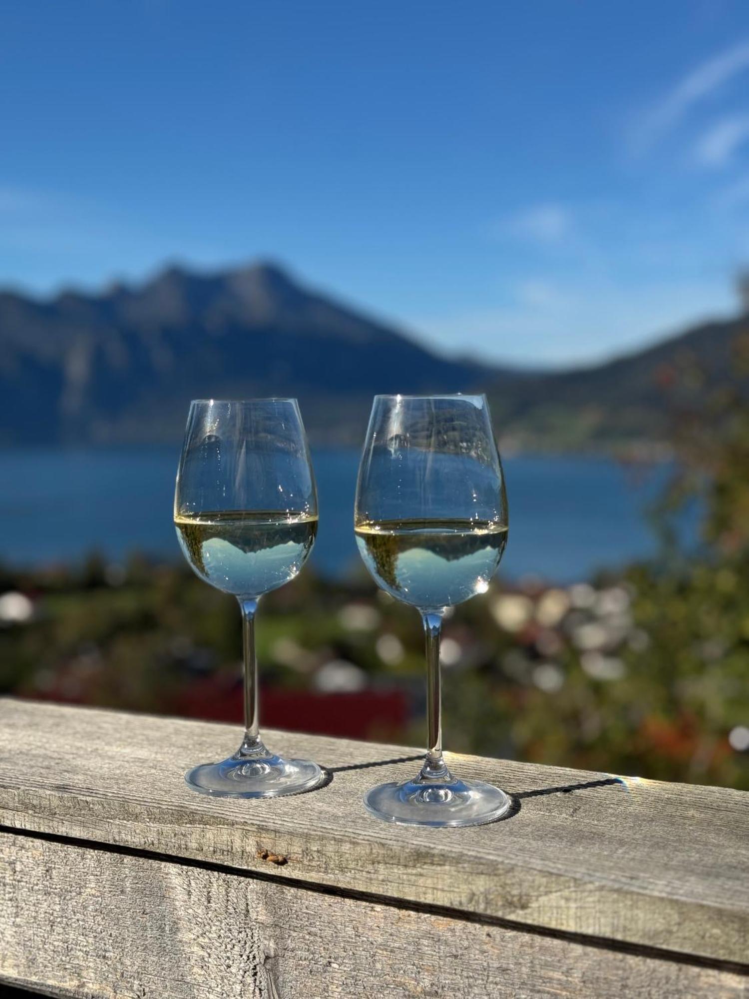 Attersee-Chalet Angermann Familie Spalt Steinbach am Attersee Eksteriør bilde